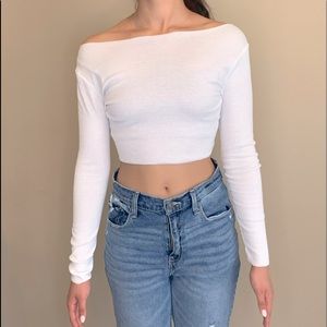 White long sleeved top for women/girls